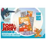 Kinderbettwäsche Tom & Jerry Baumwolle - Mehrfarbig