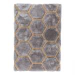 Tapis épais Honeycomb Polyester - Gris - 80 x 150 cm