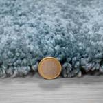 Hoogpolig vloerkleed Zula polypropeen - Antracietkleurig/petrolblauw - 160 x 230 cm