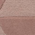 Wollen vloerkleed Gigi wol - Oud pink - 200 x 290 cm