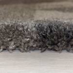 Hochflorteppich Nuru Polypropylene - Grau - 160 x 230 cm