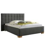 Letto imbottito Whitewood Grigio scuro - 160 x 200cm