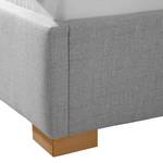 Letto imbottito Whitewood Color grigio chiaro - 140 x 200cm