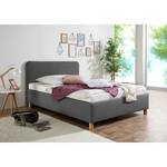 Letto imbottito Beechgrove Grigio scuro - 160 x 200cm