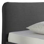 Letto imbottito Beechgrove Grigio scuro - 160 x 200cm