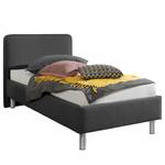 Letto imbottito McLoud Grigio scuro - 100 x 200cm