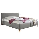 Gestoffeerd bed Beechgrove Heldergrijs - 180 x 200cm