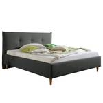 Gestoffeerd bed Windham Donkergrijs - 180 x 200cm