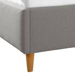 Letto imbottito Windham Color grigio chiaro - 160 x 200cm