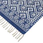 Tapis Chevron Bleu