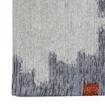 Laagpolig vloerkleed J 181 katoen/polyester - wit/grijs