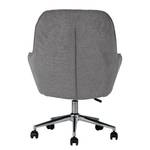 Chaise de bureau Valady II Microfibre / Fer - Gris / Chrome