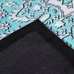 Tapis MED 10 coton / polyester - Turquoise