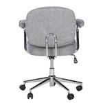 Chaise de bureau Orlu II Tissu / Fer - Gris clair / Chrome