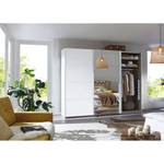 Armoire à portes coulissantes Caracas I Blanc alpin - Largeur : 271 cm - Basic - 1 miroir