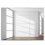 Armoire à portes coulissantes Caracas I Blanc alpin - Largeur : 271 cm - Premium - 3 miroir