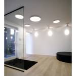 Plafondlamp La Luna I polyester PVC/staal - 1 lichtbron