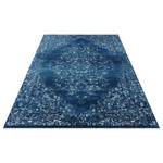 Kurzflorteppich Pandeh Polypropylen - Mitternachtsblau - 80 x 150 cm