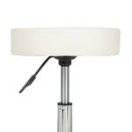 Tabouret pivotant Leek Imitation cuir / Métal - Blanc