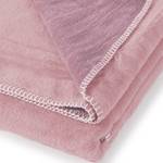 Plaid Twin textielmix - Oud pink