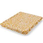 Kussensloop Leopardo textielmix - Mosterdgeel