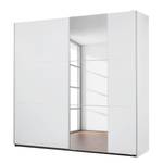 Schwebetürenschrank Santiago Premium - Alpinweiß - Breite: 218 cm - Premium - Mit Spiegeltür/-en