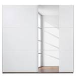 Armoire à portes coulissantes Santiago Premium - Blanc alpin - Largeur : 218 cm - Premium - Avec portes miroir