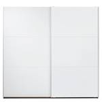 Armoire à portes coulissantes Santiago Premium - Blanc alpin - Largeur : 218 cm - Premium - Sans portes miroir