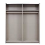 Armoire à portes coulissantes Santiago Basic - Blanc alpin - Largeur : 175 cm - Basic - Sans portes miroir