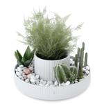 Pot de fleurs Fountain Porcelaine - Blanc