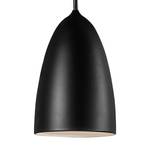 Hanglamp Nexus I staal / polyester PVC - 1 lichtbron - Zwart