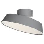 Plafonnier LED Alba Acier - 1 ampoule - Gris