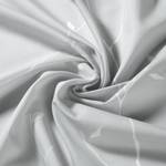 Gordijn Sascha polyester/katoen - grijs/wit