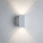Buitenwandlamp Saux aluminium - 2 lichtbronnen