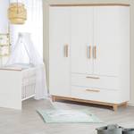 Armoire Finn Blanc - Bois manufacturé - 135 x 200 x 55 cm