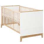 Kombi Kinderbett Finn Weiß - Holzwerkstoff - 144 x 88 x 76 cm