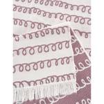Tapis Triangle Coton - Rose / Blanc - 160 x 230 cm