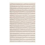 Tapis Triangle Coton - Beige / Blanc - 160 x 230 cm