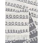 Teppich Triangel Baumwolle - Grau / Weiß - 160 x 230 cm