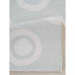 Kindervloerkleed Doubledots polyester/katoen - Mintkleurig/wit - 160 x 230 cm