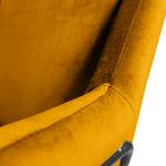 Fauteuil Belval fluweel - Velours Ravi: Mosterdgeel