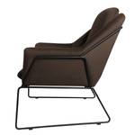 Fauteuil Belval Velours - Velours Ravi: Marron foncé