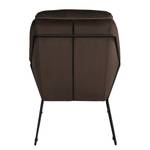 Fauteuil Belval fluweel - Velours Ravi: Donkerbruin