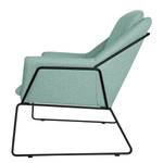 Fauteuil Belval Microfibre - Tissu Saba: Bleu clair