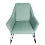 Fauteuil Belval Microfibre - Tissu Saba: Bleu clair