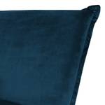 Fauteuil Mazac fluweel - Velours Ravi: Donkerblauw