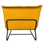 Fauteuil Mazac Velours - Velours Ravi: Jaune moutarde