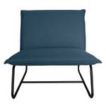 Fauteuil Mazac Microfibre - Tissu Saba: Bleu marine