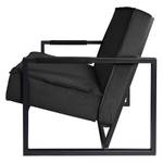 Fauteuil Novella Velours - Velours Ravi: Noir