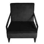 Fauteuil Novella Velours - Velours Ravi: Noir